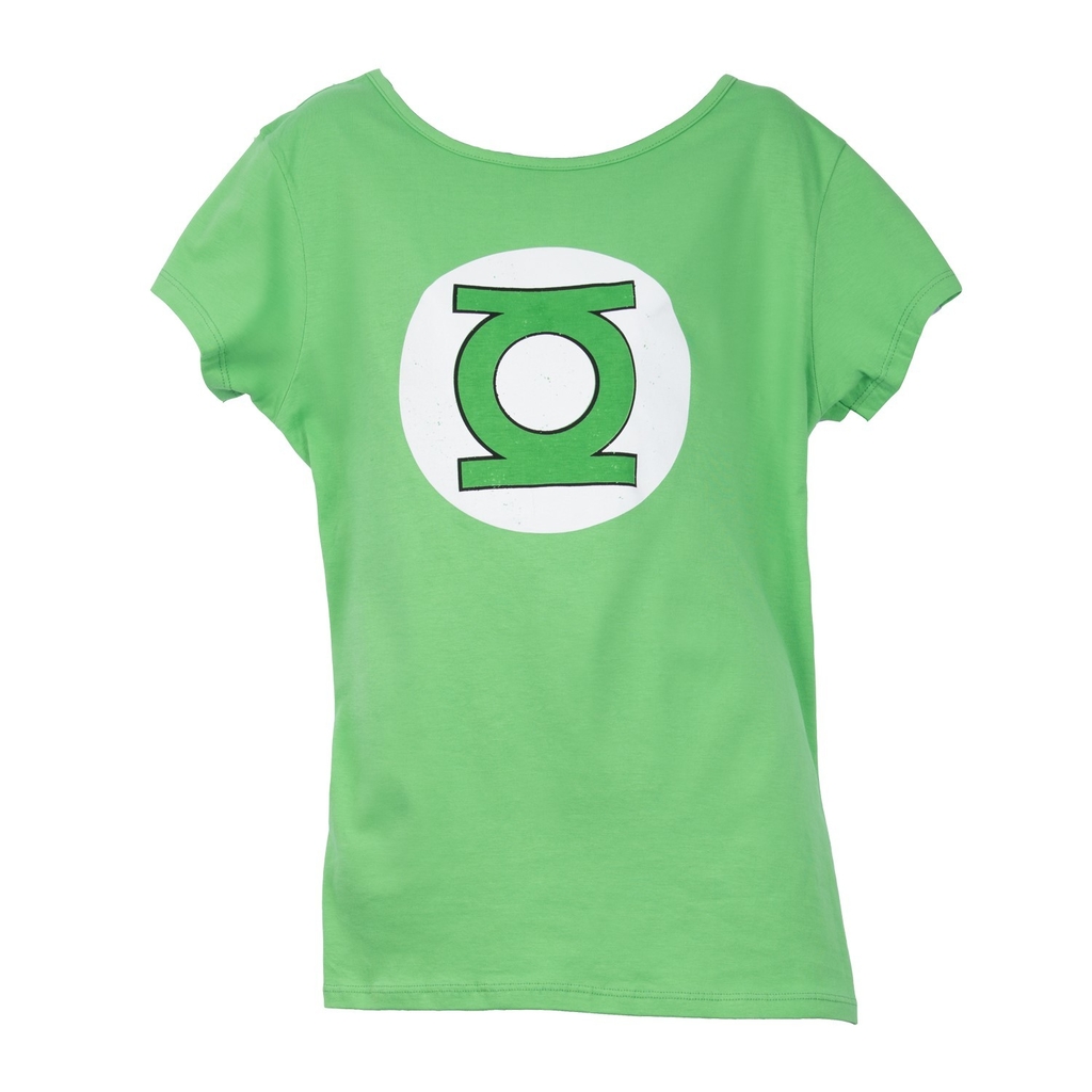Remera Green Lantern Logo Verde Mujer DC Geek Spot