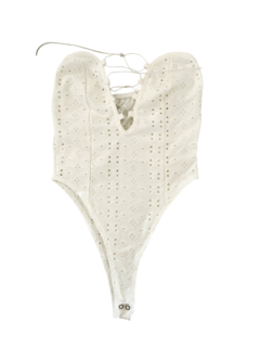 B538 BODY BRODERIE BANDO BLANCO - comprar online