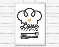 Quadro Love Cooking - comprar online