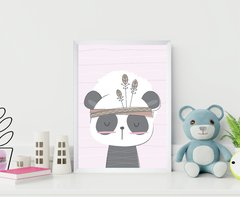 Quadro Panda Boho