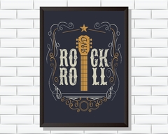 Quadro Rock and roll - comprar online