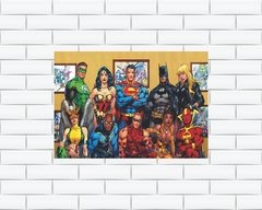 Quadro Super Heróis na internet