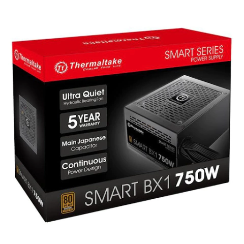 FUENTE THERMALTAKE 750W SMART BX1 80 PLUS BRONZE