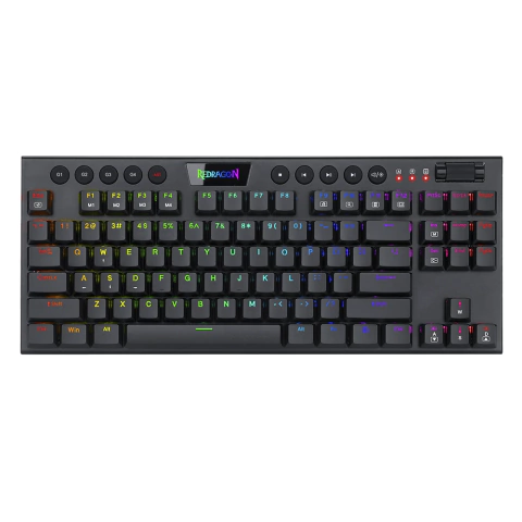 TECLADO MECANICO REDRAGON HORUS TKL BLACK RGB K622