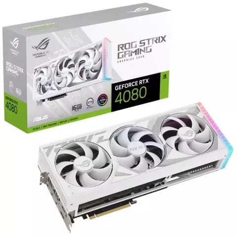 PLACA DE VIDEO ASUS ROG STRIX RTX 4080 GAMING 16GB WHITE