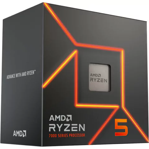 MICROPROCESADOR AMD RYZEN 5 7600 C/VIDEO CON COOLER AM5
