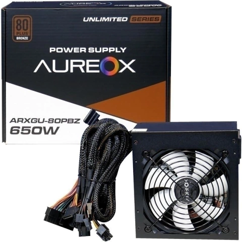 FUENTE ALIMENTACIÓN AUREOX PSU ARXGU 650W 80 PLUS BRONZE