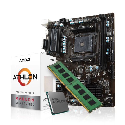 COMBO ACTUALIZACIÓN PC AMD ATHLON 3000G + A320M + 16GB