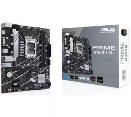 MOTHERBOARD ASUS PRIME B760M-K D4 INTEL 12 Y 13TH GEN