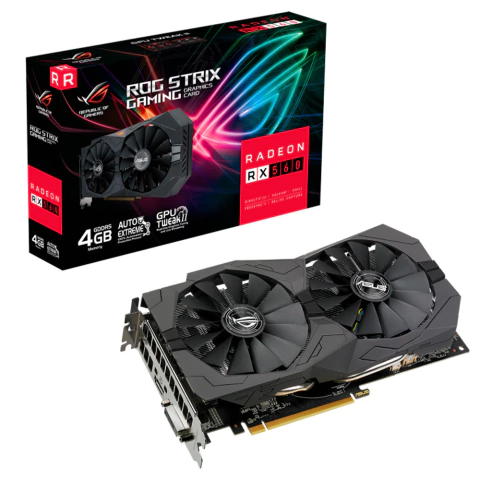 PLACA DE VIDEO ASUS ROG STRIX RX 560 4GB V2