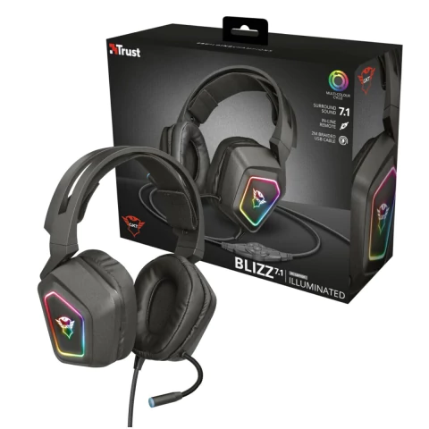 AURICULAR TRUST GAMING BLIZZ GXT 450 RGB 7.1