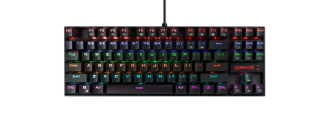 TECLADO REDRAGON KUMARA K552 RAINBOW RETROILUMINADO - MECANICO