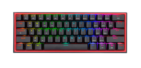 TECLADO MECANICO REDRAGON FIZZ PRO BLACK K616 RGB