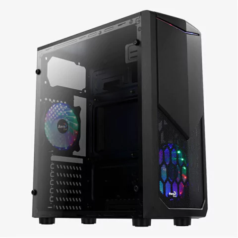 GABINETE AEROCOOL TOMAHAWK-A + 2 COOLER RGB