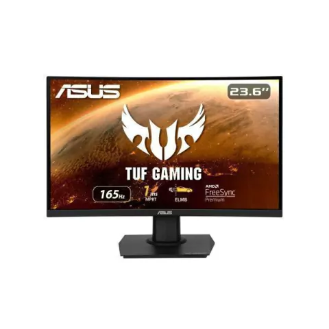 MONITOR ASUS TUF GAMING 24" VG24VQE CURVO 165HZ 1MS 1500R