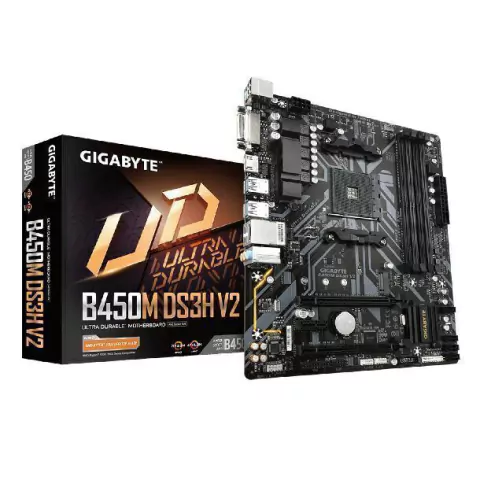 MOTHERBOARD GIGABYTE B450M DS3H V2