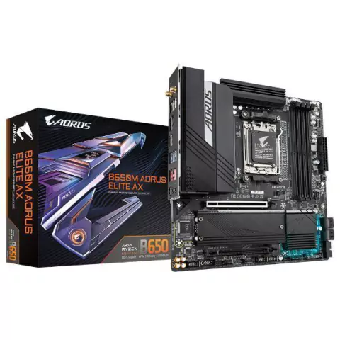 MOTHERBOARD GIGABYTE B650M AORUS ELITE AX - WIFI