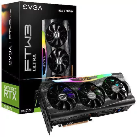 OUTLET - PLACA DE VIDEO EVGA RTX 3070 TI FTW ULTRA 8GB GDDR6X