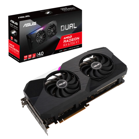 PLACA DE VIDEO ASUS DUAL RX 6700 XT OC 12GB