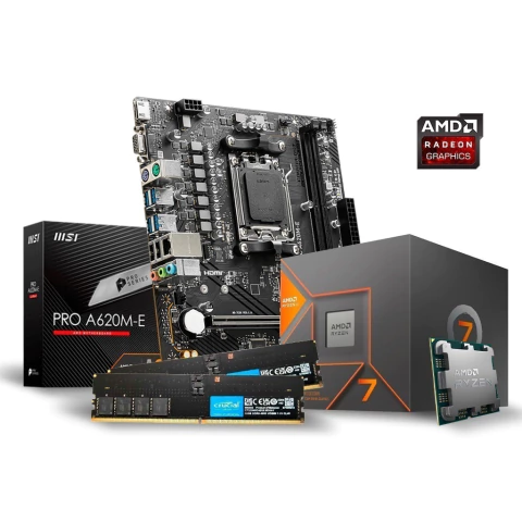 COMBO ACTUALIZACION PC AMD RYZEN 7 8700G + A620M + 16GB DDR5