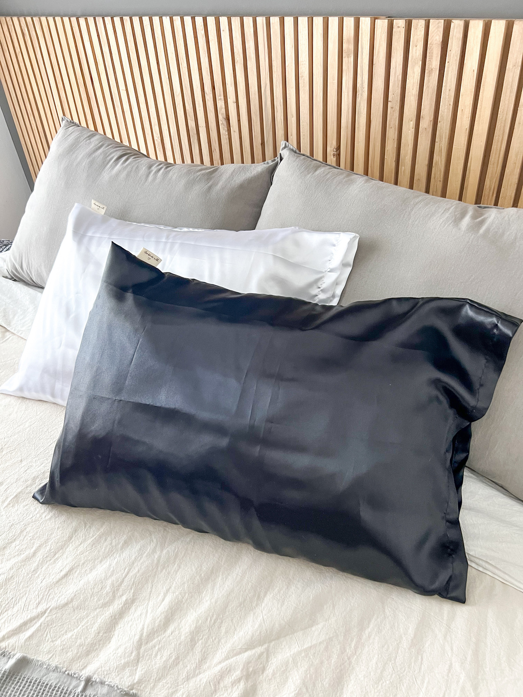 Funda de almohada de satén sale