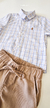 Conjunto Infantil Camisa Xadrez Com Shorts De Linho Onda Marinha 1.243.086 - comprar online