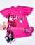 Vestido Infantil Mickey E Minnie Pink Animê N4239-G - comprar online