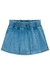 Shorts Saia Jeans Infantil Com Elastano Kukiê 73901