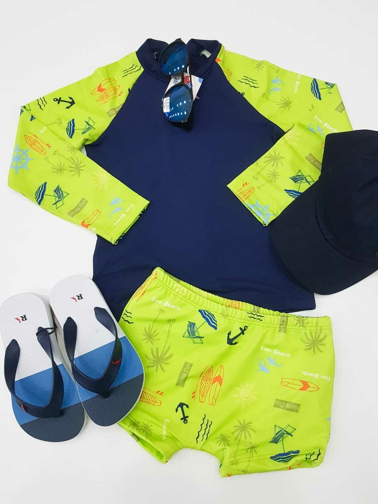 Camiseta de hotsell banho infantil