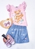 Conjunto Infantil Ursinho Blusa E Shorts Saia Infanti 75944-Rs