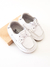 Mocassim Infantil Em Couro Branco 3kids 594