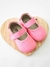 Sapato Infantil Em Couro Rosa Neon 1604