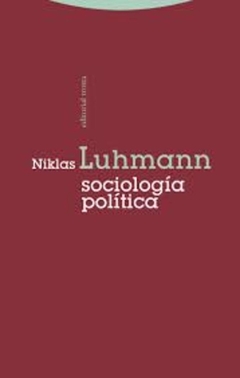 Sociología política - Nicolas Luhmann