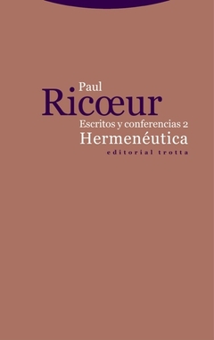 Hermenéutica. Escritos y conferencias 2 - Paul Ricoeur