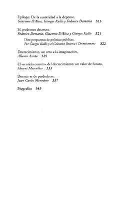 Decrecimiento, vocabulario para una nueva era - Giorgio Kallis (ed.) - tienda online