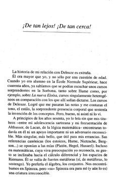Deleuze. "El clamor del ser" - Alain Badiou - La Oriental Libros