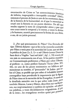 Imagen de Pilato y Jesus - Giorgio Agamben