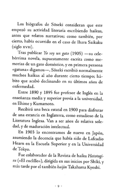 Sueño de la libelula - Natsume Soseki - La Oriental Libros