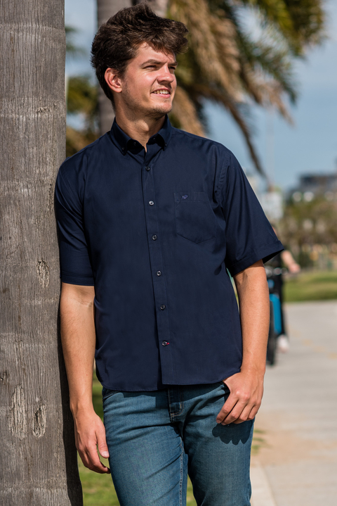 Camisas de hombre manga corta deals