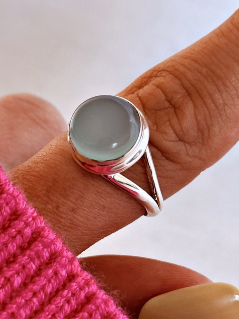 Anillos de plata con piedras naturales new arrivals