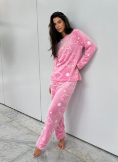 Pijama Polar - Brilla en la Oscuridad - Pink Cloud