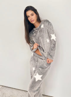 Pijama Polar - Brilla en la Oscuridad - Stars - tienda online