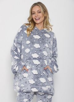 Pijama Polar - Brilla en la Oscuridad - Nube - Glittup