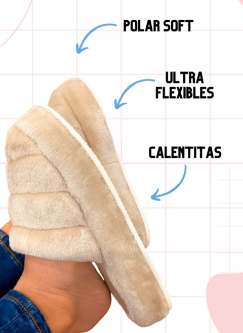 Pantuflas Polar Soft - Cerradas