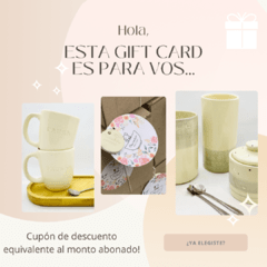 GIFT CARD - Orden de compra
