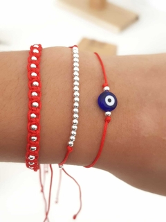 Pulsera ojo turco plata 925 - Hope Accesorios