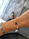 Pulsera corazones perlitas