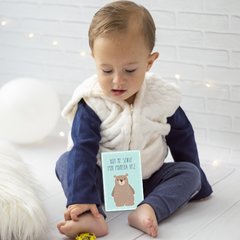 Tarjetas hitos del bebe Diseño Verde Aqua - comprar online