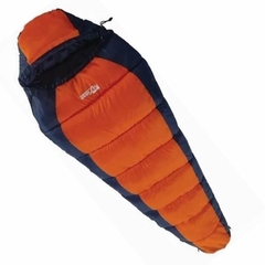 Bolsa de dormir Brogas Malva 450 220x50x80 Azul con Naranja