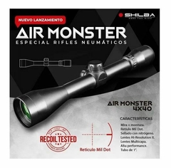 Mira Shilba Air Monster ( ideal rifles resorteros y nitro piston ) 4x40 Mil Dot 152319